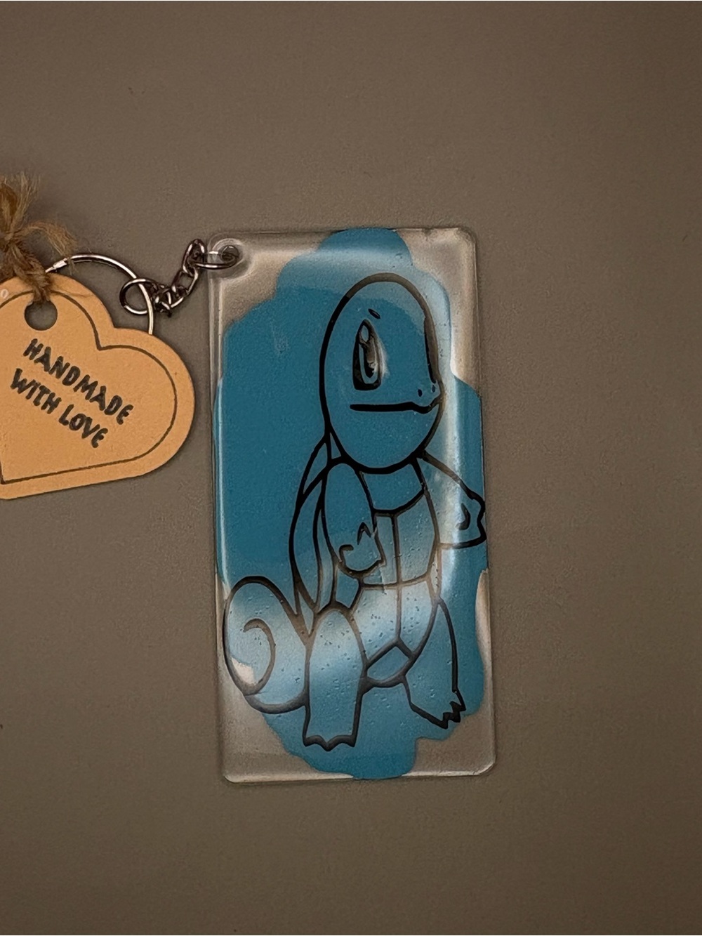 Pokemon Blue Squirtle Key Card Holder